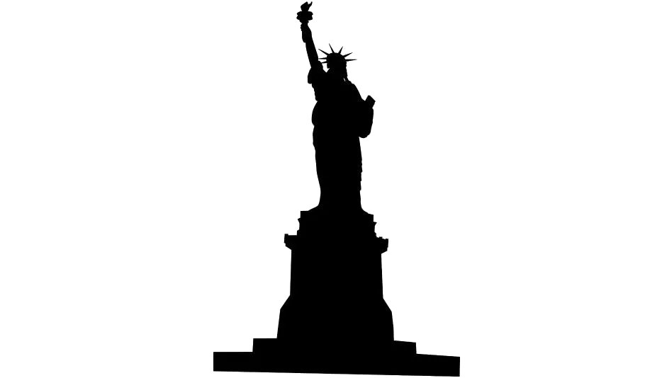 Statue of Liberty close-up, face details, realistic png